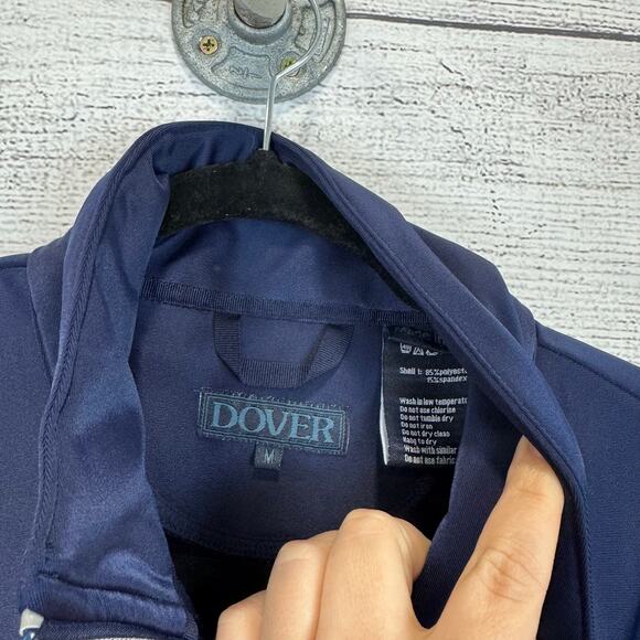 Dover Women's Navy Blue Soft Shell Fleece Lined Zip Up Jacket Size Medium - Picture 7 of 12